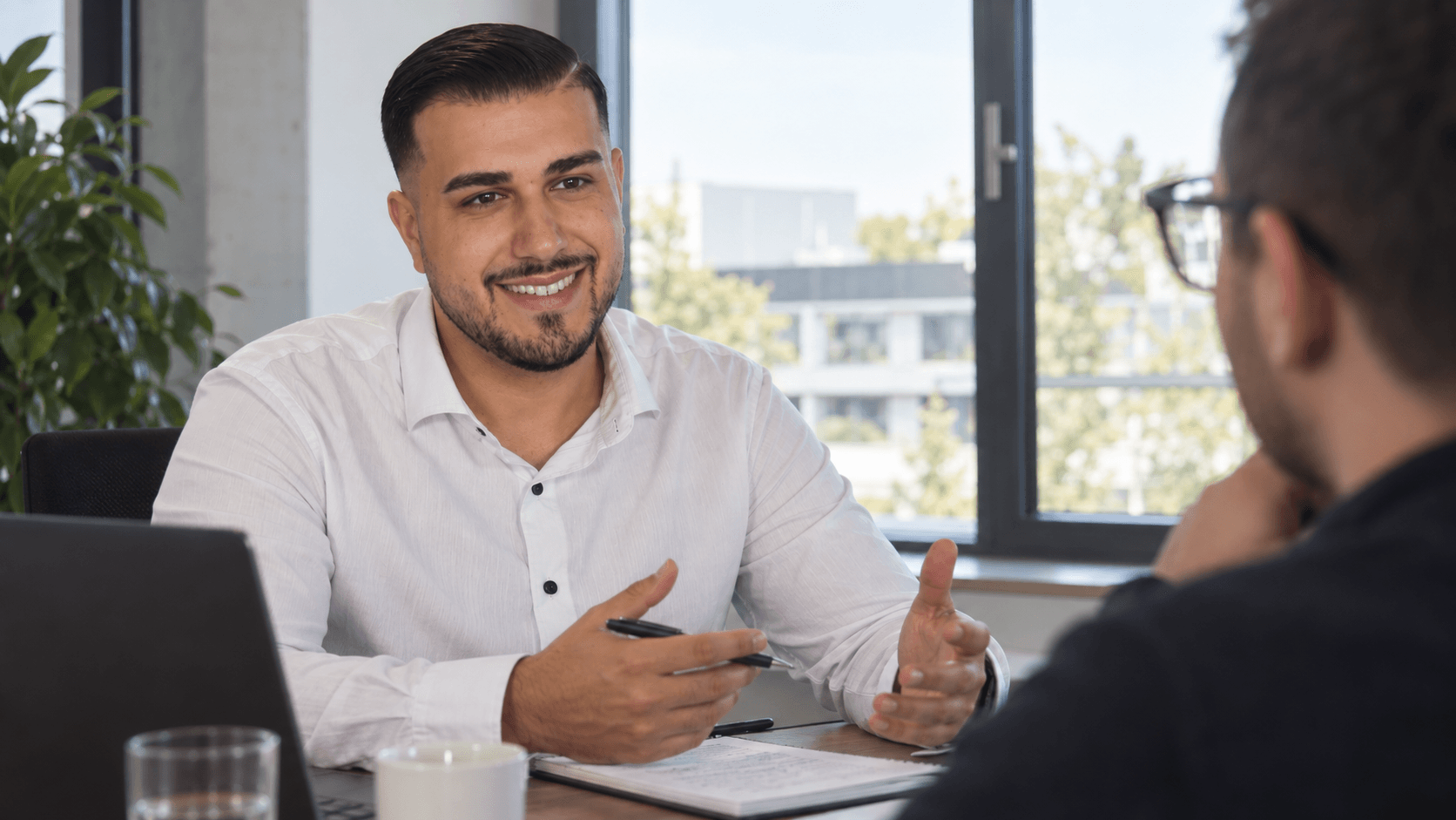 Milad Sattakeh im Gespräch